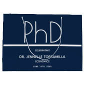 PhDディグブルーエクセージションパーティーラージ抱き枕 ラージペーパーバッグ (裏面)