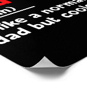 Phdパパ定義皮肉おもしろいな卒業のファス ポスター (角)