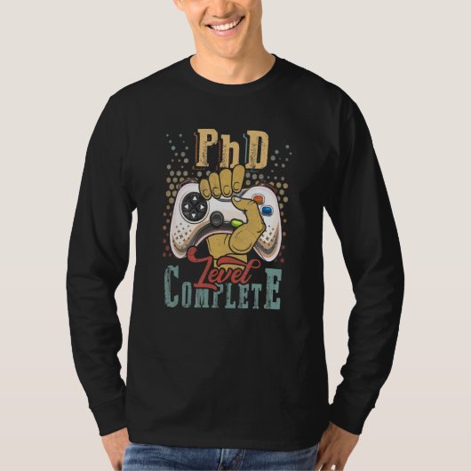 Phdレベル完全Phd卒業Ph D卒業Do Tシャツ (正面)