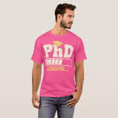 Phdロードおもしろい進捗バー大学院生Do Tシャツ (正面フル)