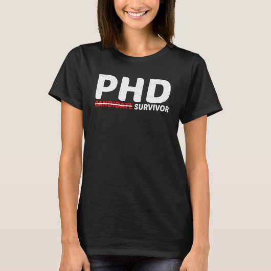 Phd候補生存者 Tシャツ (正面)