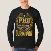 Phd候補生存者 Tシャツ (正面)