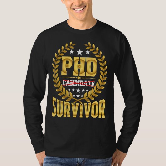Phd候補生存者 Tシャツ (正面)