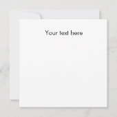 Phd卒業お祝い招待カード 招待状 (裏面)