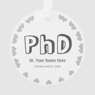 PhD卒業オーナメント オーナメント