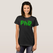 Phd卒業博士候補生Gr完了 Tシャツ (正面フル)