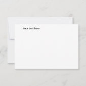 PhD卒業式グリーティングカードプラチナムブルー サンキューカード (裏面)