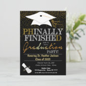 PhD卒業招待状 招待状 (スタンド正面)