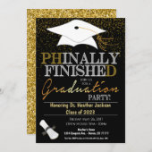 PhD卒業招待状 招待状 (正面/裏面)