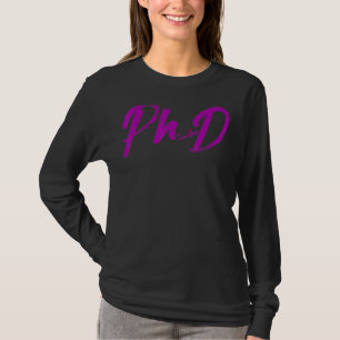 Phd卒業生博士候補生Phinishe Tシャツ