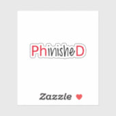 PHD卒業生 シール (シート)