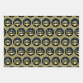 PhD卒業金ゴールドギフト包装ティッシュペーパー ラッピングペーパーシート (正面2)