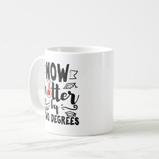 Phd博士号の卒業おもしろい修士賞贈与 コーヒーマグカップ (正面左)