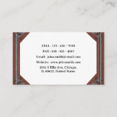 PhD学生ユニーク名刺 名刺 (裏面)