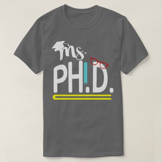 PhD度ことわざギフト1 Tシャツ (デザイン正面)