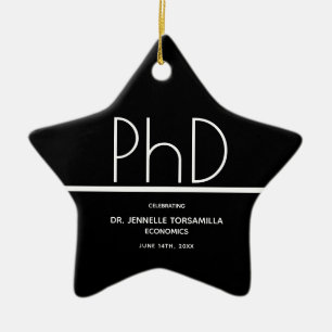PhD度ブラック・キープスの卒業 セラミックオーナメント