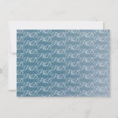 PhD度ブルー卒業パーティー 招待状 (裏面)