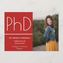 PhD度写真の発表 案内状