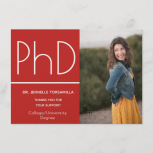 PhD度写真の発表 案内状