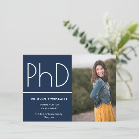 PhD度写真発表青白 案内状 (スタンド正面)