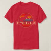 PhD恐竜 Tシャツ (デザイン正面)