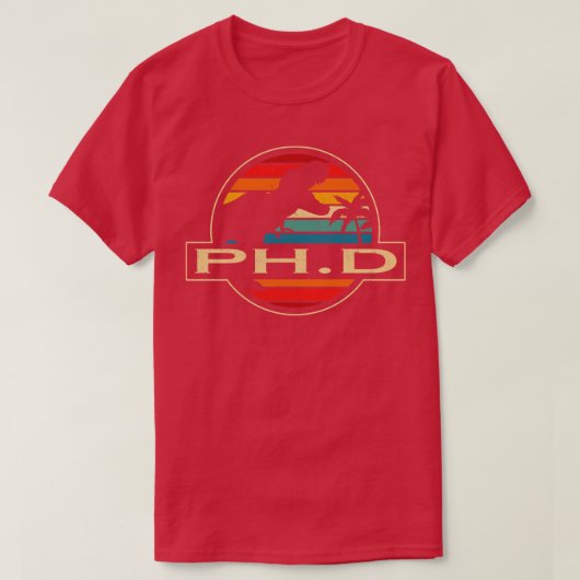 PhD恐竜 Tシャツ (デザイン正面)
