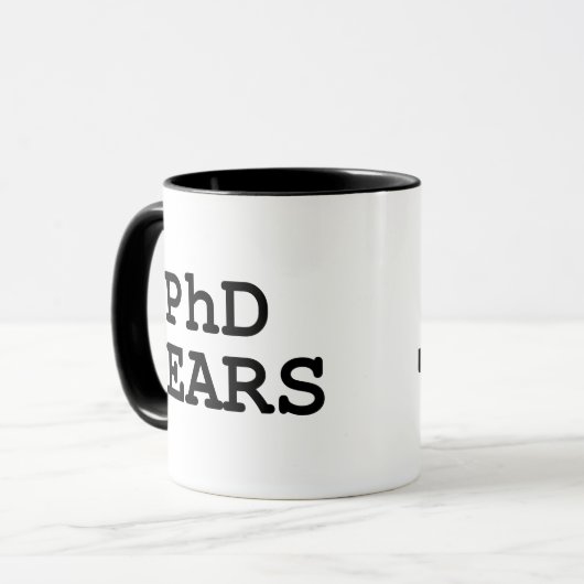 PhD涙 マグカップ (正面左)