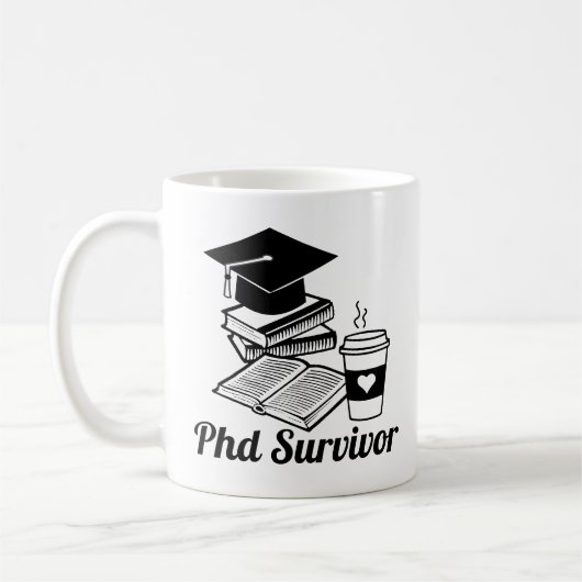 Phd生存者 コーヒーマグカップ (左)