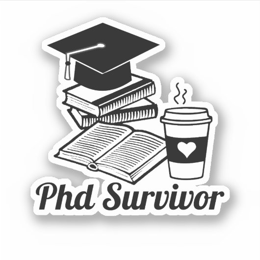 Phd生存者 シール (正面)