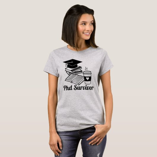 Phd生存者 Tシャツ (正面フル)