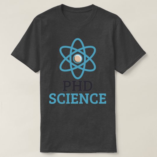 PHD科学研究科デザイン1 Tシャツ (デザイン正面)