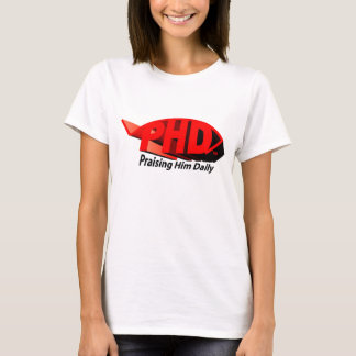 PHD赤い3D Tシャツ