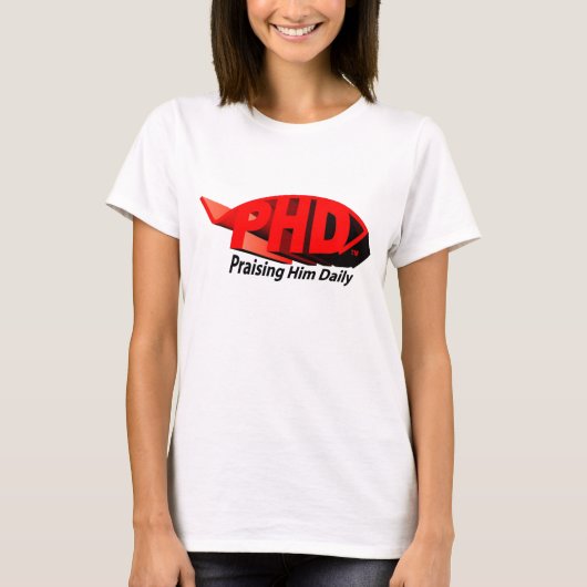 PHD赤い3D Tシャツ (正面)