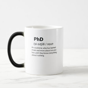 PhD辞おもしろい書定義 モーフィングマグカップ