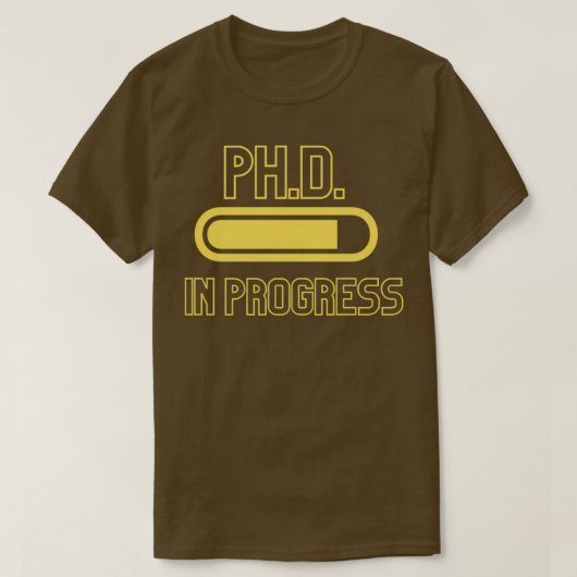 PhD進行中PhinisheD 4 Tシャツ (デザイン正面)