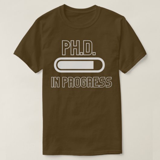 PhD進行中PhinisheD 6 Tシャツ (デザイン正面)