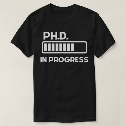 PhD進行中PhinisheD 7 Tシャツ (デザイン正面)