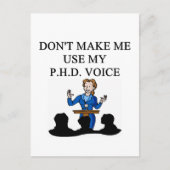 PHD音声 ポストカード (正面)