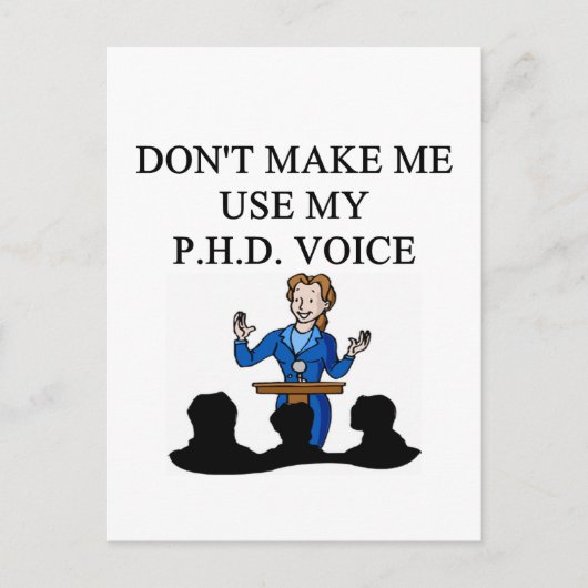 PHD音声 ポストカード (正面)