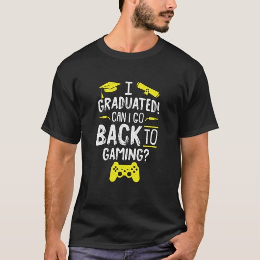 PHD おもしろい Gaming PH.D Candidate Studdenを卒業 Tシャツ (正面)