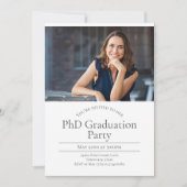PhD 2写真卒業 招待状 (正面)