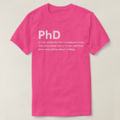 Phd Definition 4 Tシャツ (デザイン正面)