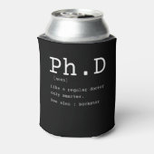 PhD definition philosophy doctor teacher funny 缶クーラー (缶裏面)