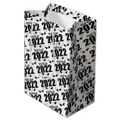 PhD Grad 2022卒業抱き枕（黒） ミディアムペーパーバッグ (裏面アングル)