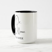 PhD Graduation Gift Doctorate Degree Graduate Mug マグカップ (正面左)