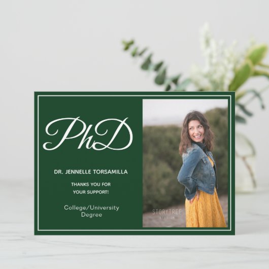 PhD Green Photo Scriptのお知らせ 案内状 (スタンド正面)