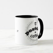 PhD in Sleepiness Postdoc in Coffee Funny Mug マグカップ (正面右)