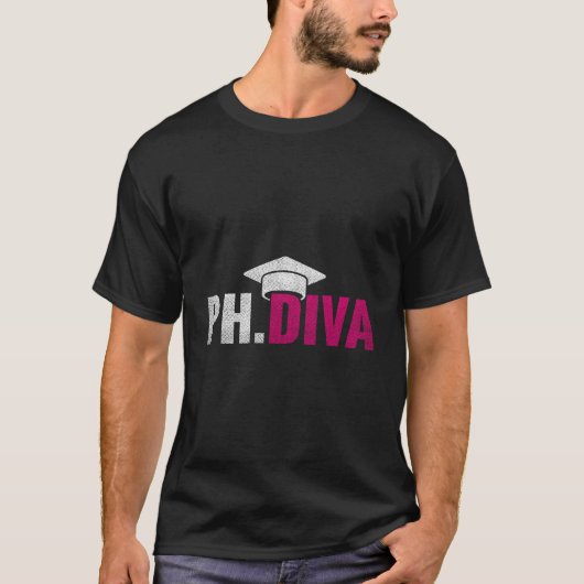 Phdiva Phd学生卒業学位Med Law Schooo Tシャツ (正面)