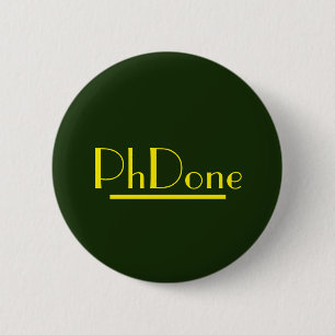 PhDoneの緑か黄色 缶バッジ