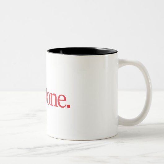 PhDoneの赤 ツートーンマグカップ (右)